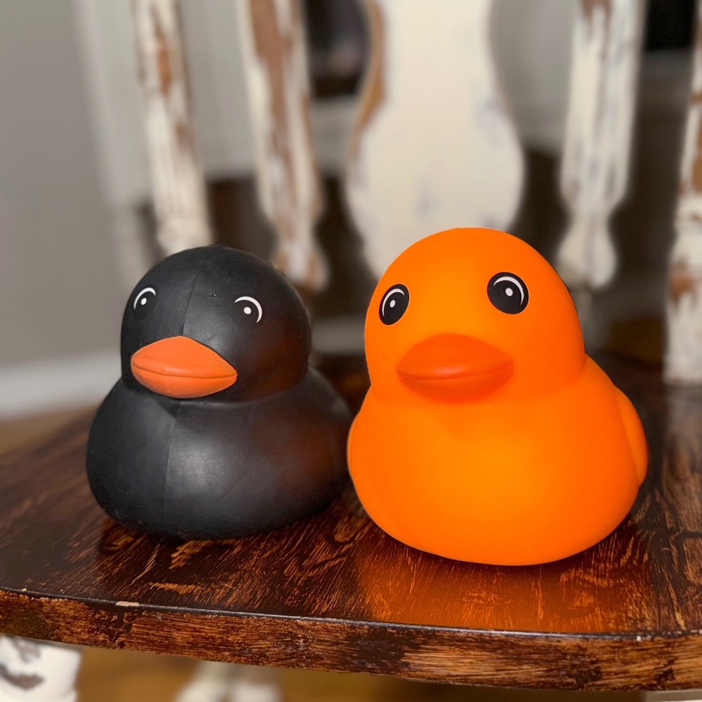 Viral Halloween Squishy Ducks Black Neon Orange Toymendous Sunny Days 2026 New